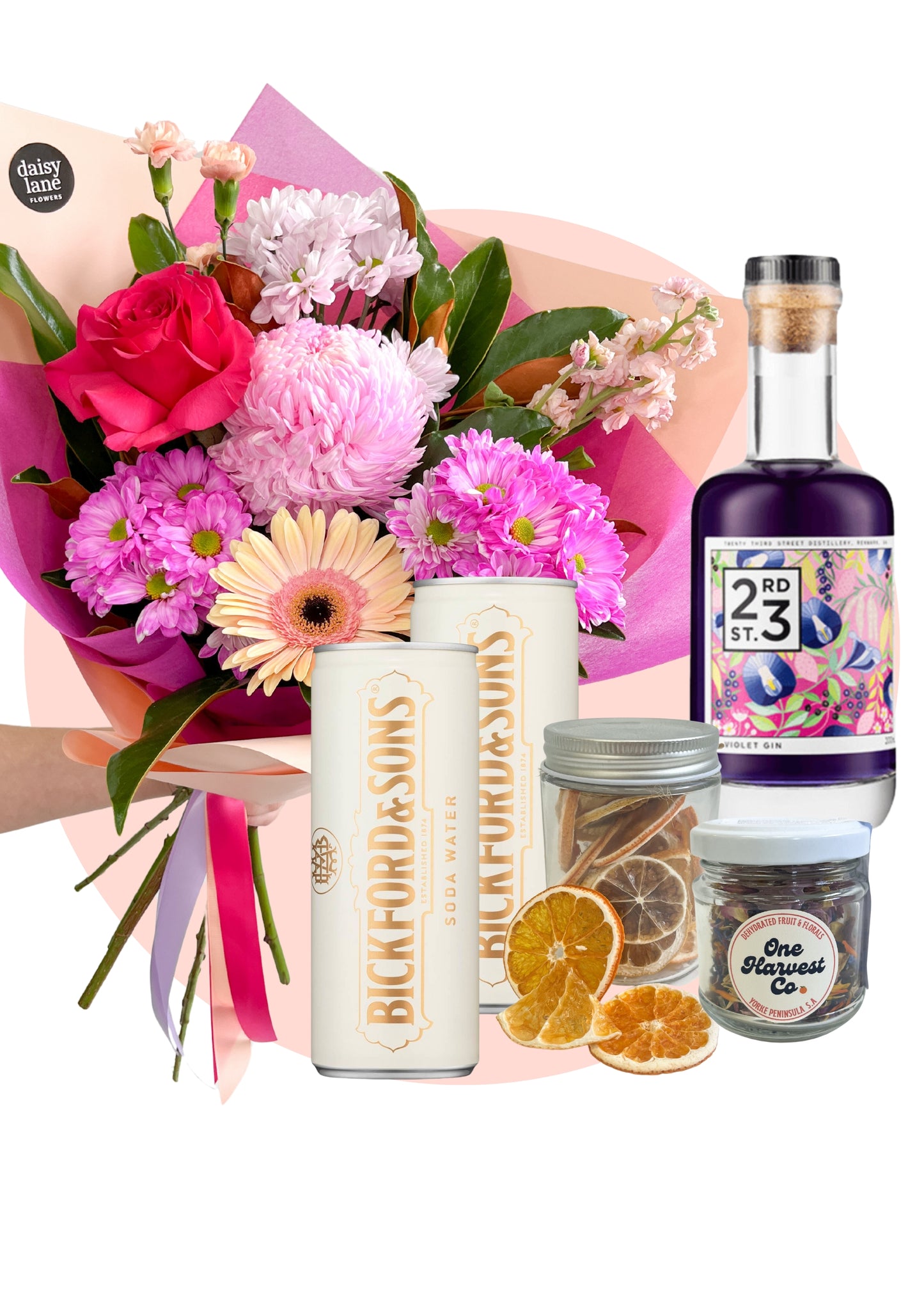 Mother's Day Bouquet with 23rd Street Hamper