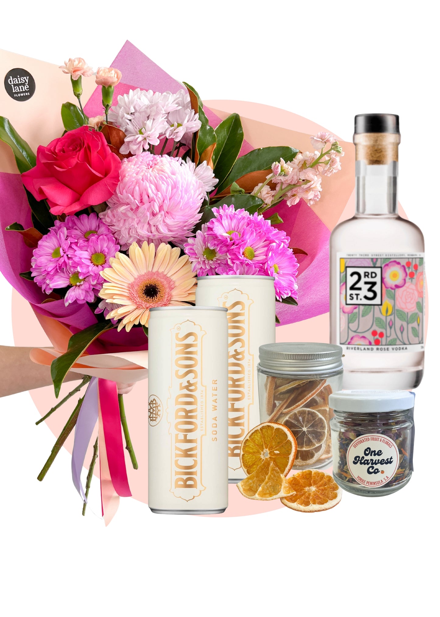 Mother's Day Bouquet with 23rd Street Hamper