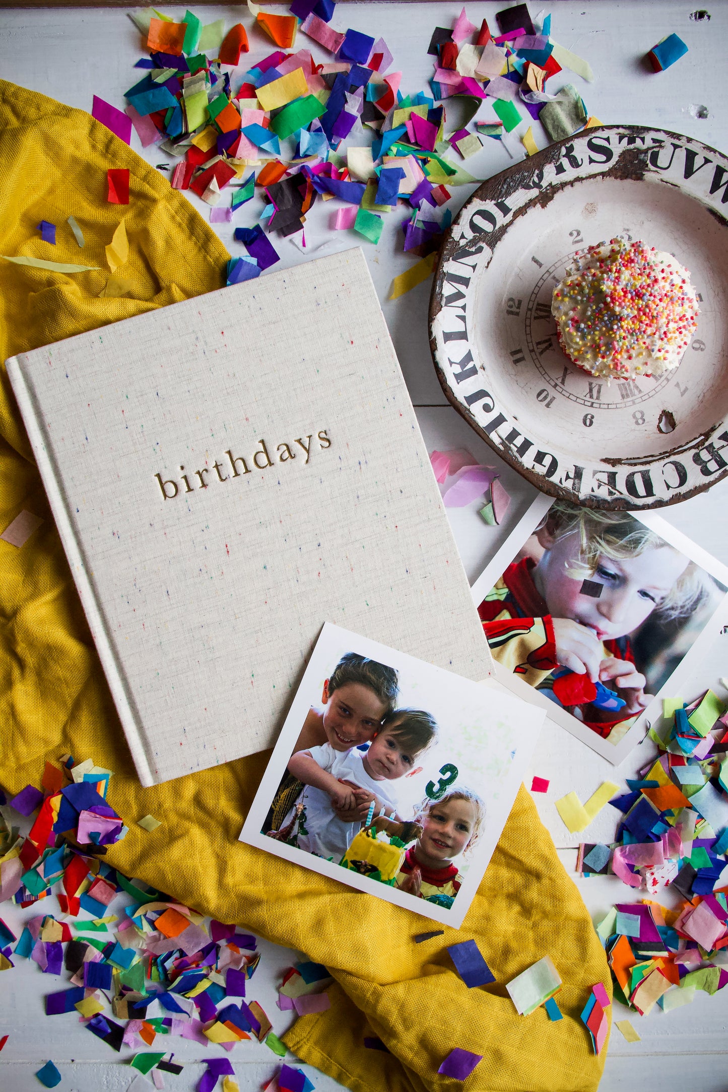 Birthday Memories Book | Confetti Oatmeal