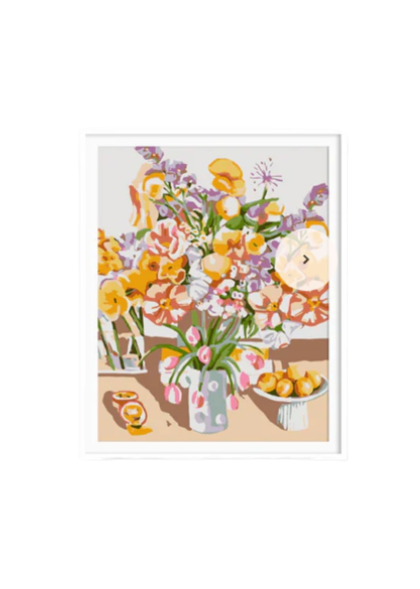 Paint by Numbers - Mini Rolled Kit | Birthday Flowers