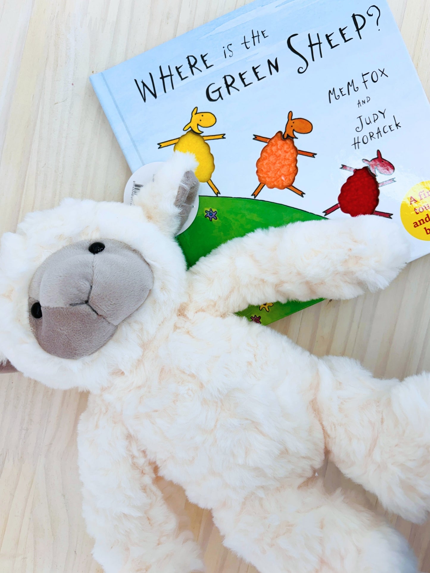 Teddy & Tales - Green Sheep