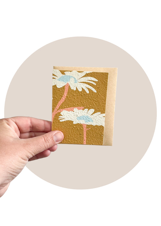 Mini Plantable Card | Two Wildflowers