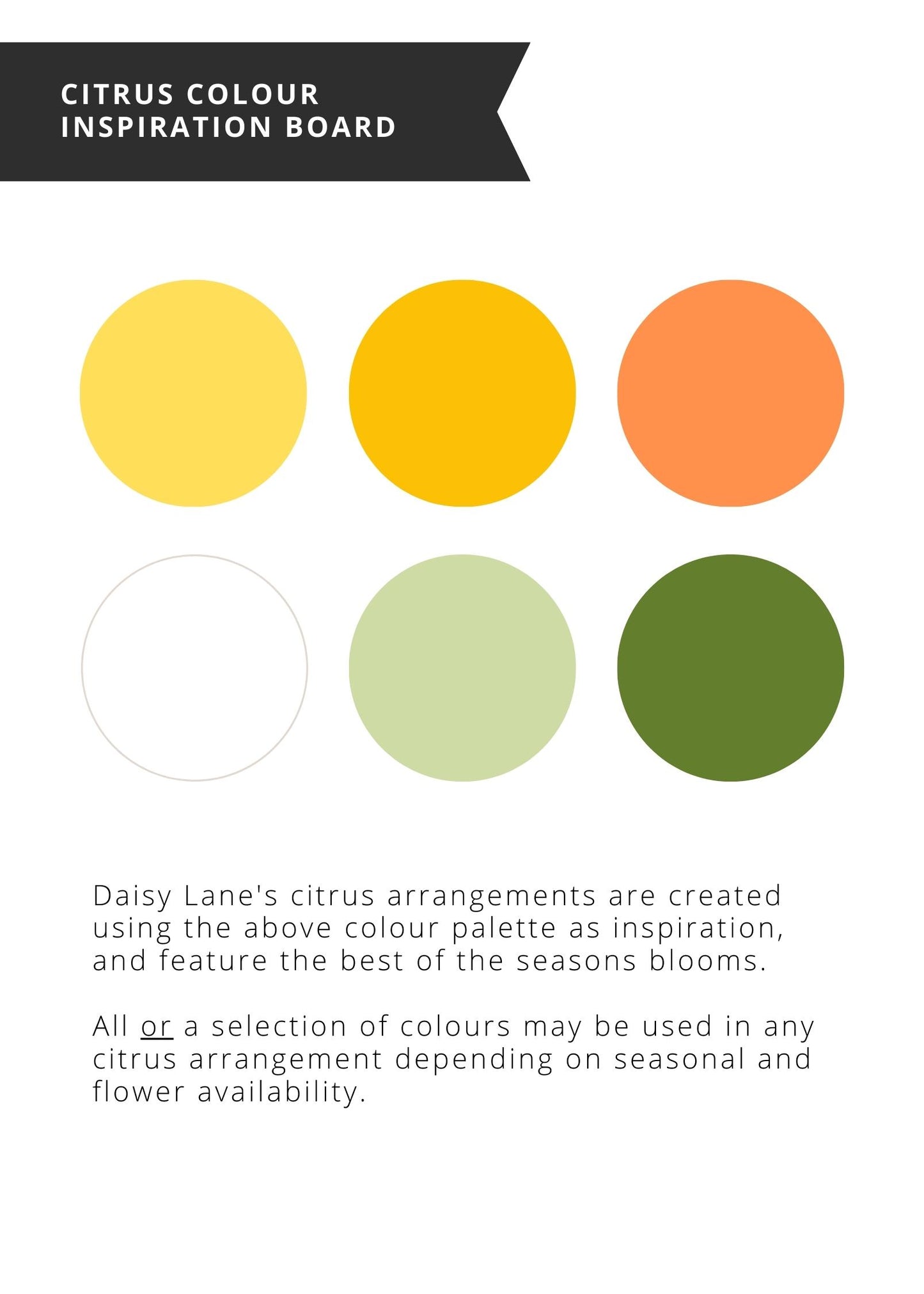 Citrus Box Arrangement