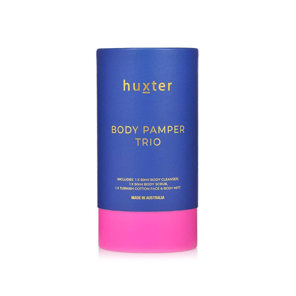 Body Pamper Trio | Cobalt Blue with Fuchsia