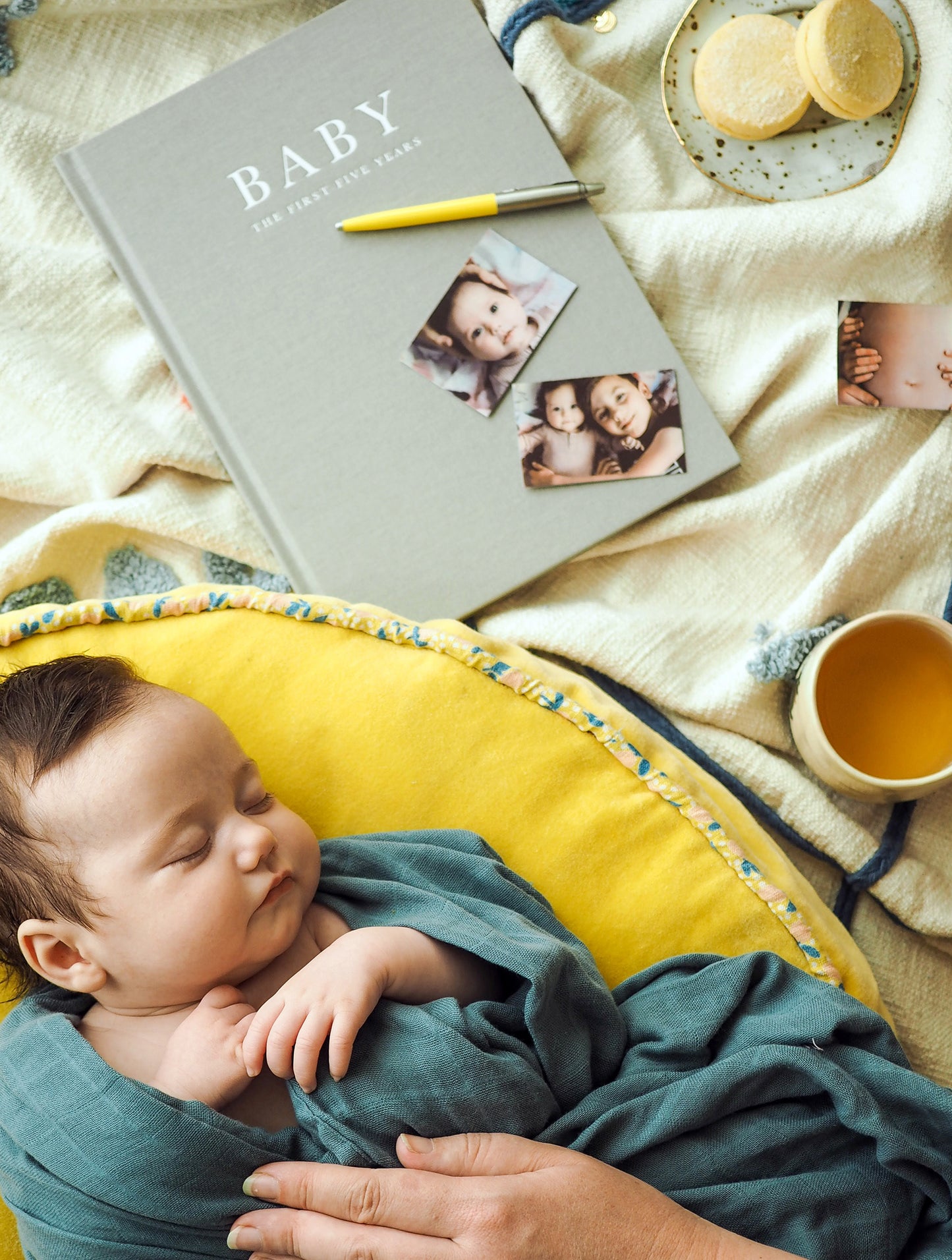 Baby Record Book | Grey