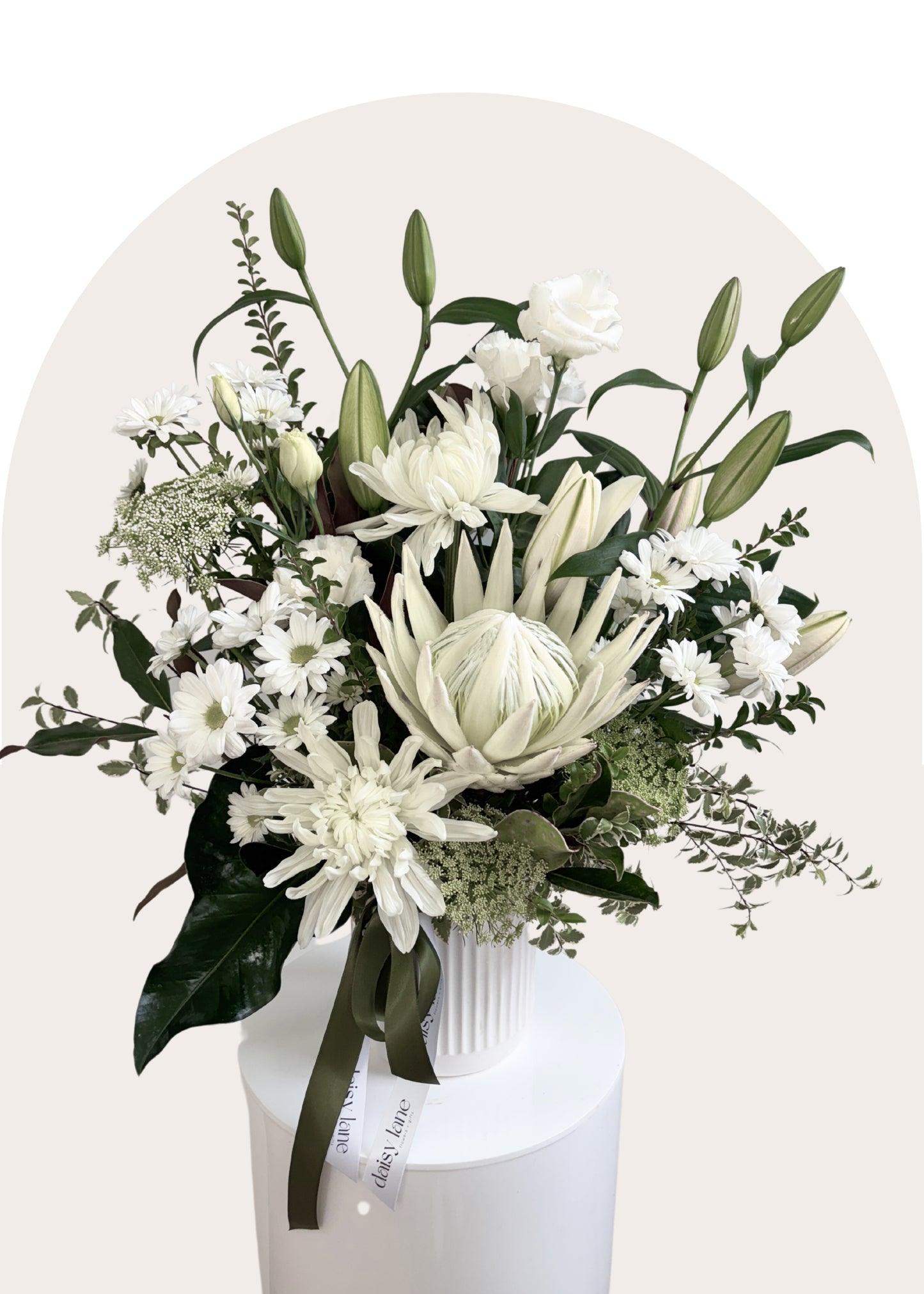 Neutral Vase Arrangement