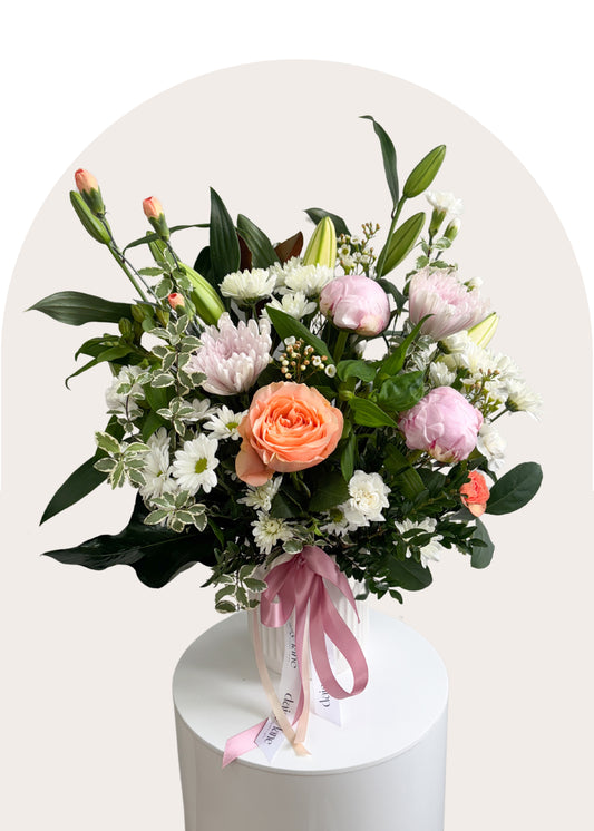 Pastel Vase Arrangement