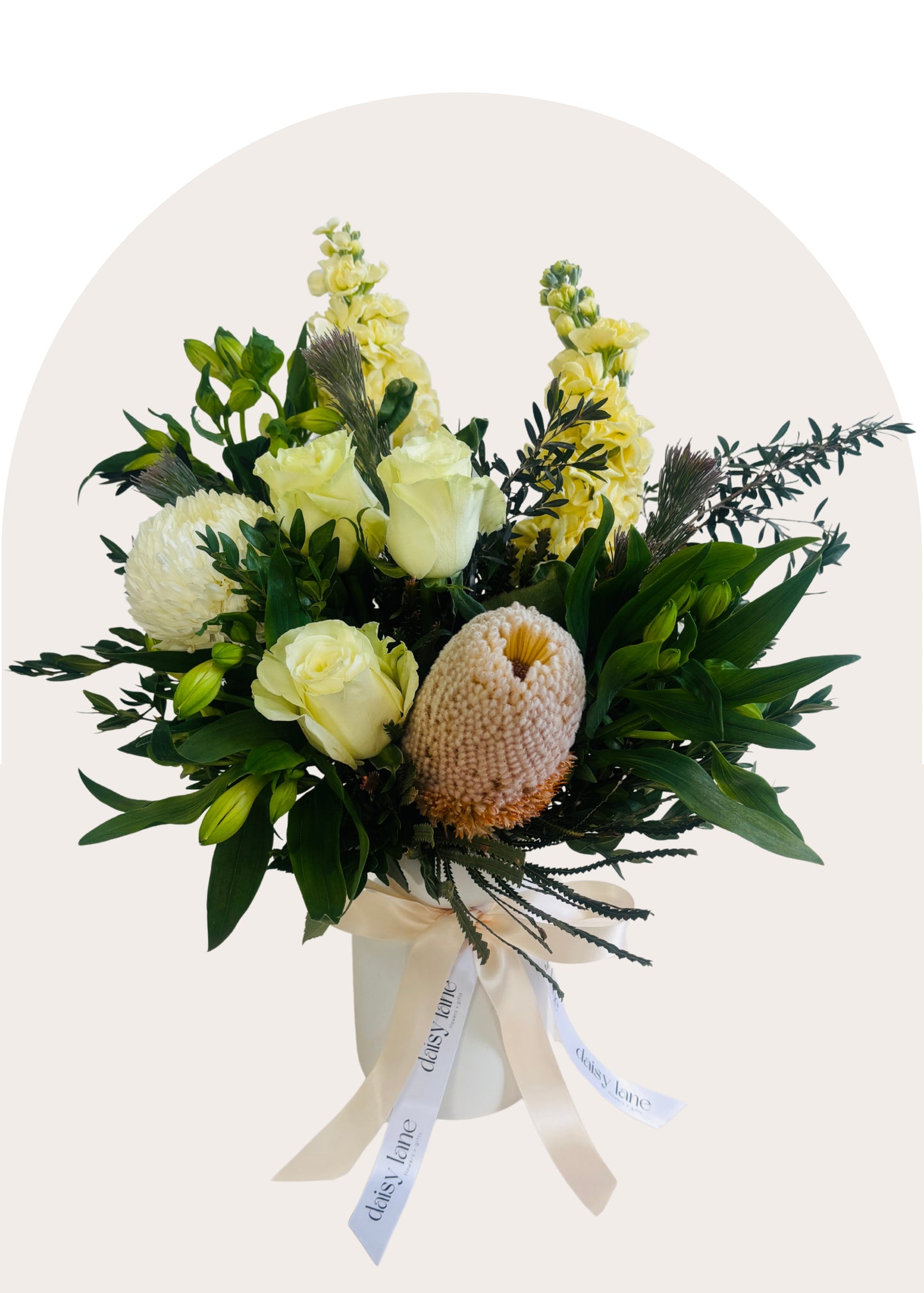 Neutral FOAM FREE Vase Arrangement