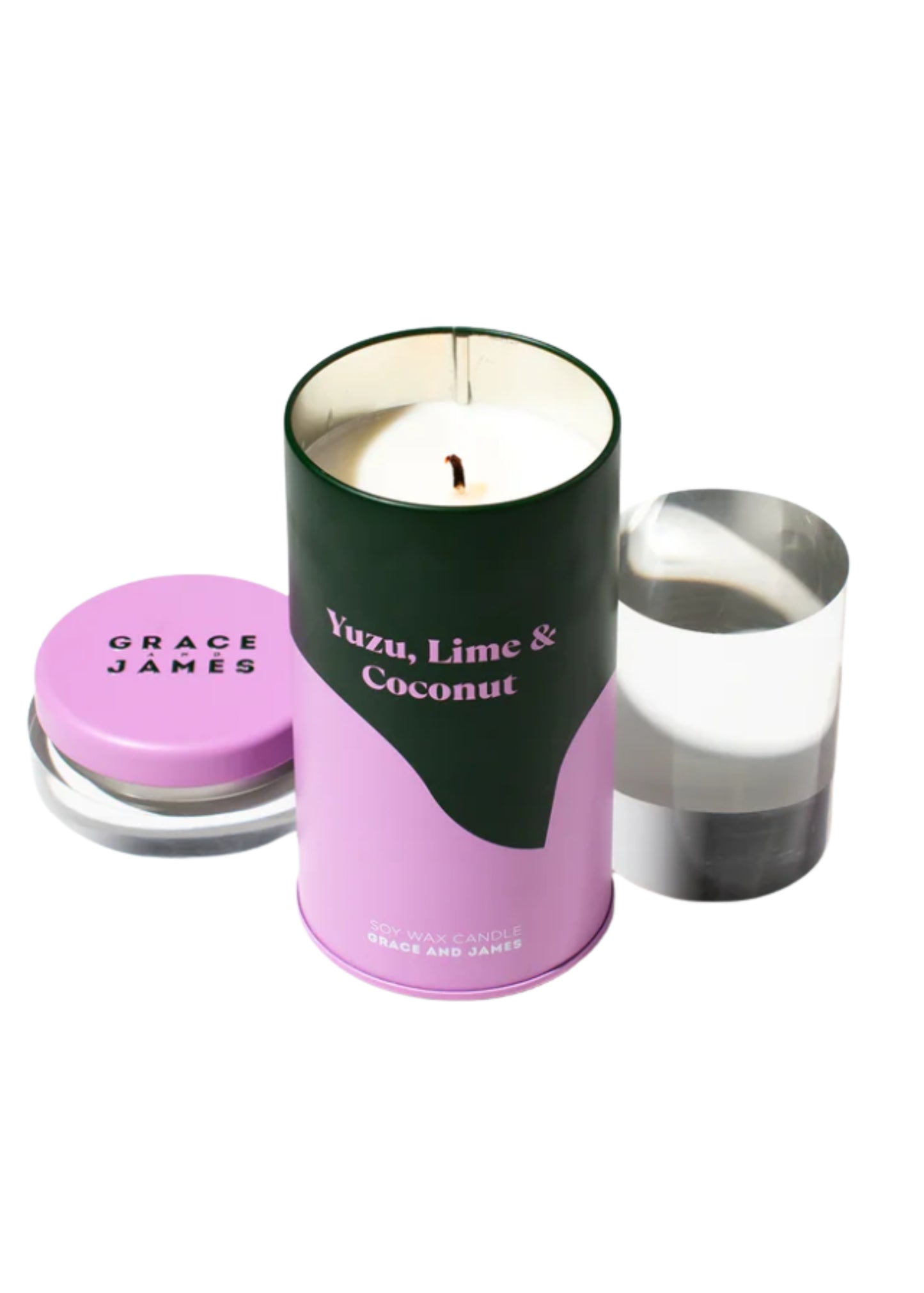 Soy Wax Candle 70hr | Yuzu, Lime + Coconut