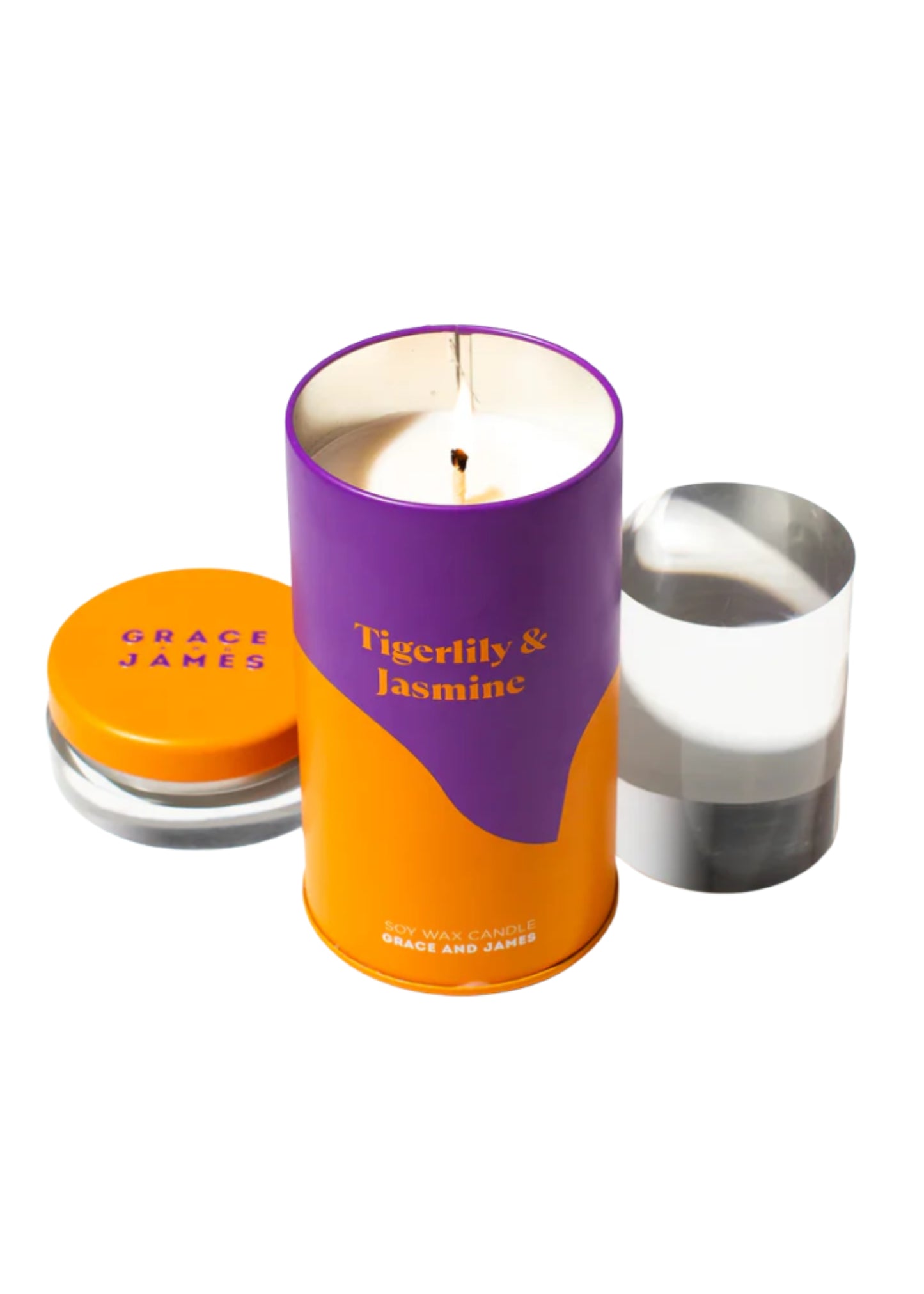 Soy Wax Candle 70hr | Tigerlily + Jasmine