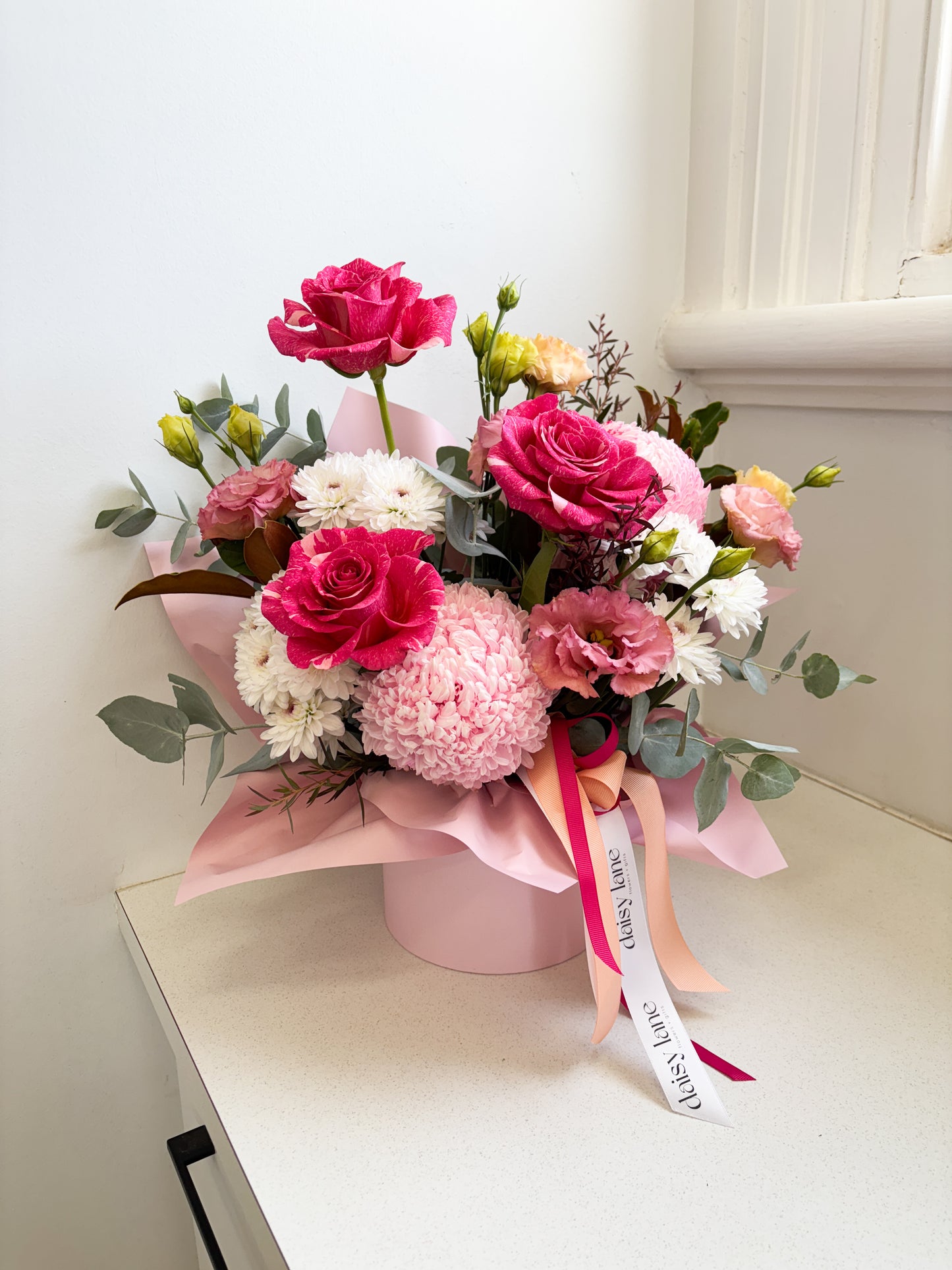 Mother's Day Hat Box Arrangement