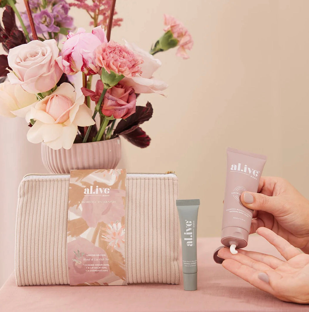 A Moment to Bloom | Hand + Lip Gift Set