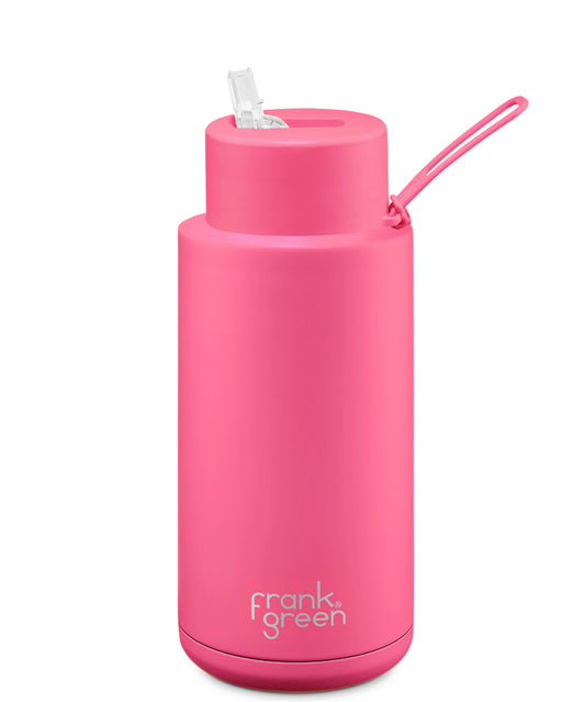 Reusable Bottle 34oz | Neon Pink