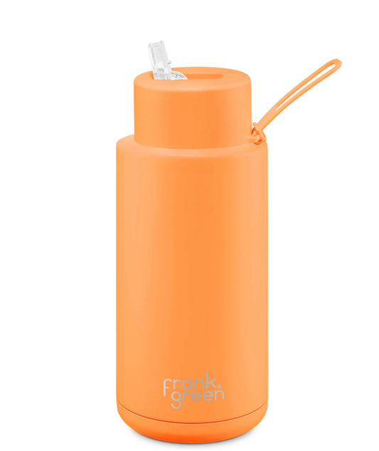 Reusable Bottle 34oz | Neon Orange