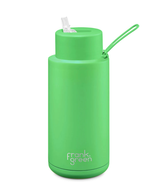 Reusable Bottle 34oz | Neon Green