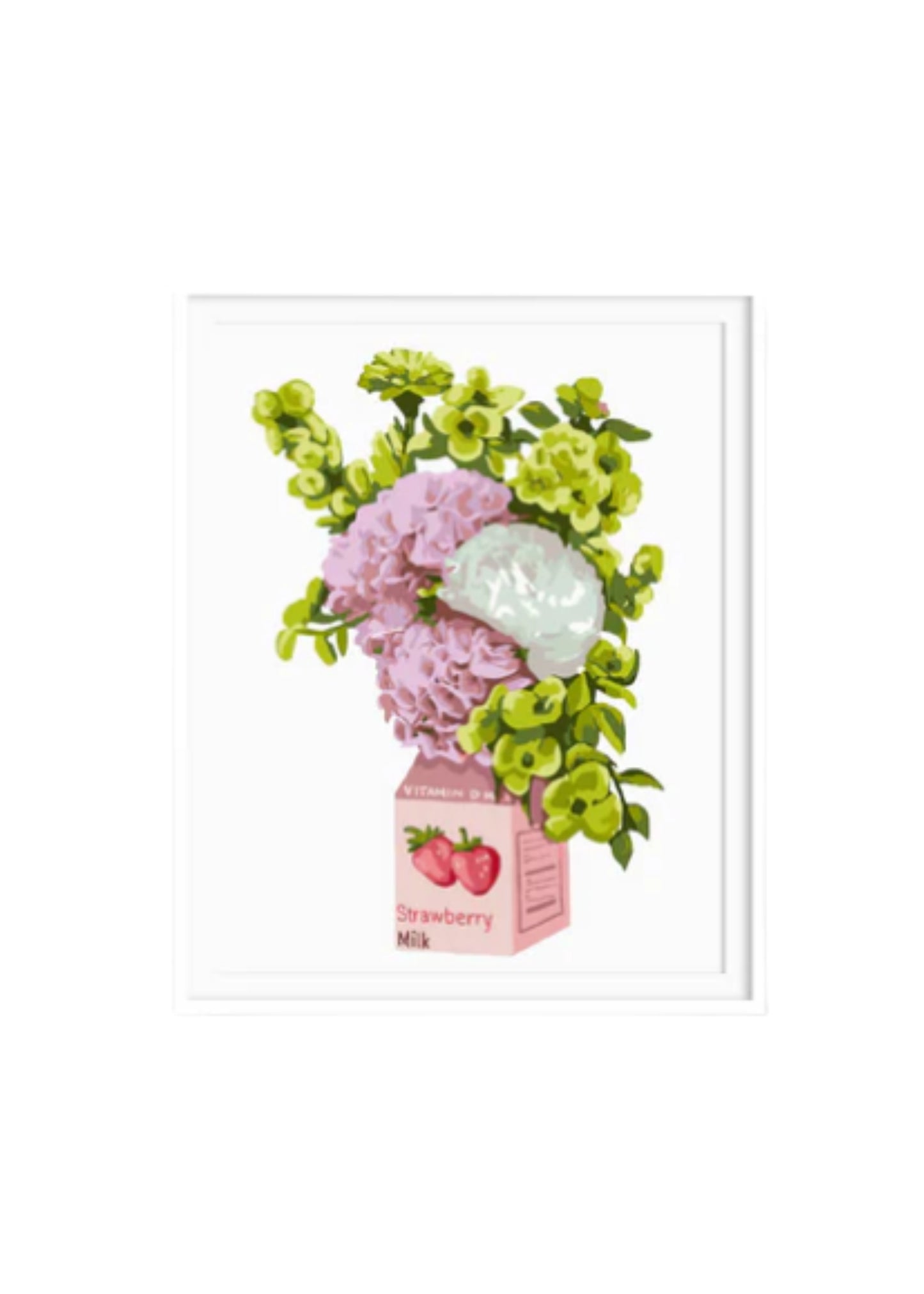 Paint by Numbers - Mini Rolled Kit | Strawberry Milk