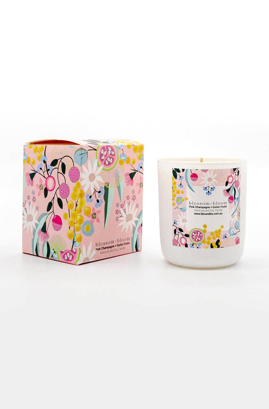 Soy Candle | Pink Champagne + Exotic Fruits