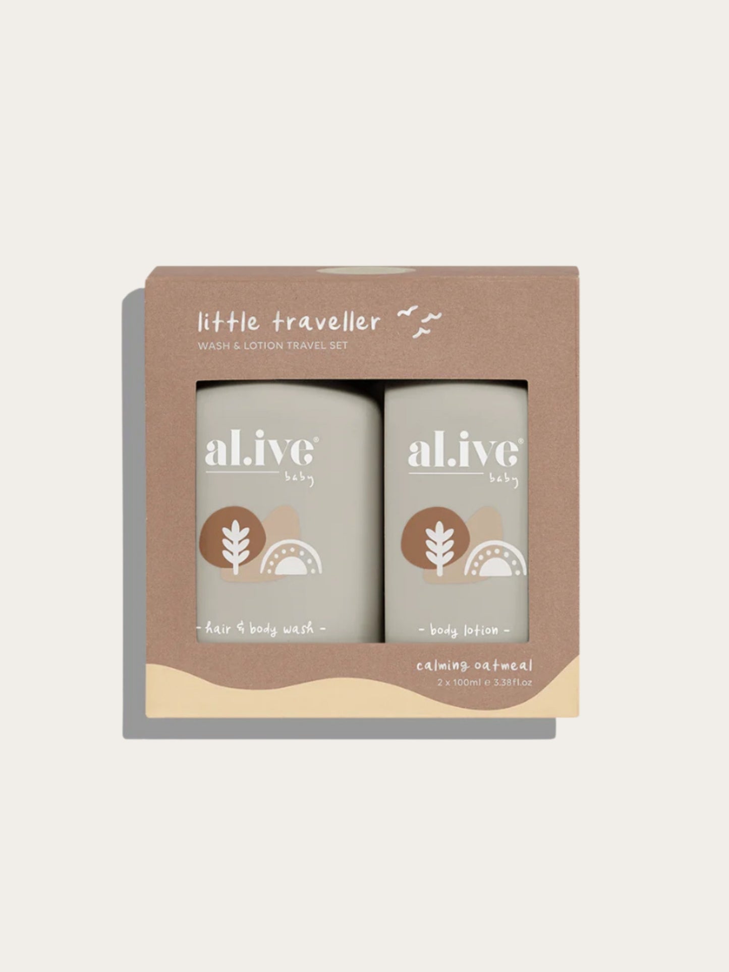 Baby Wash + Lotion Travel Set