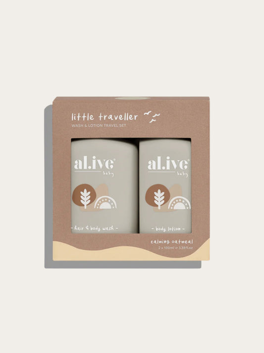 Baby Wash + Lotion Travel Set