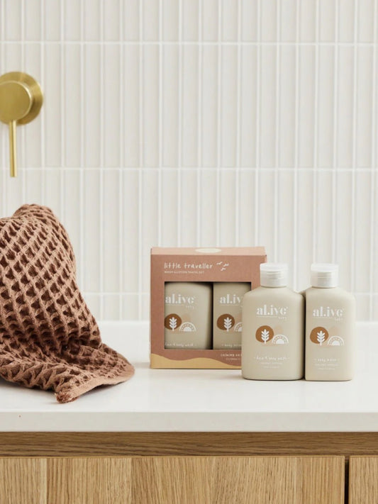 Baby Wash + Lotion Travel Set