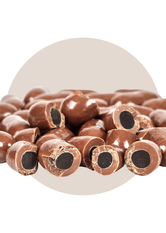Chocolate Coated Licorice Bullets 180gm