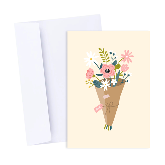 Greeting Card | Mum Flower Bouquet Card