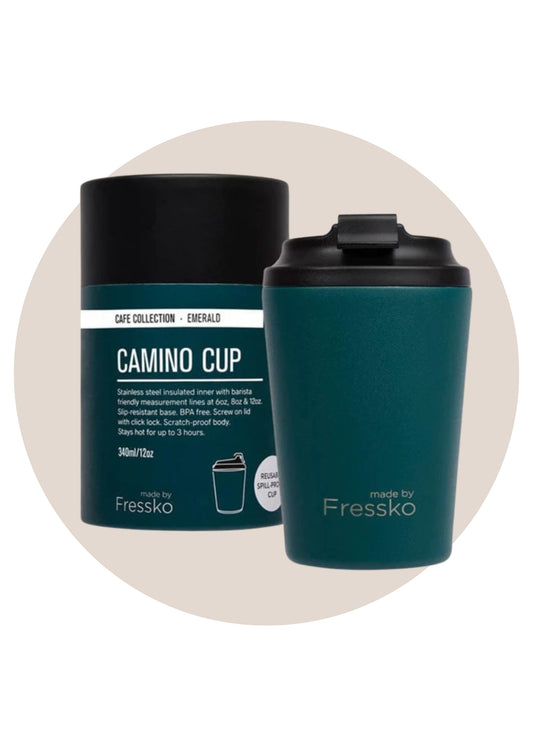 Reusable Coffee Cup - Camino 12oz | Emerald