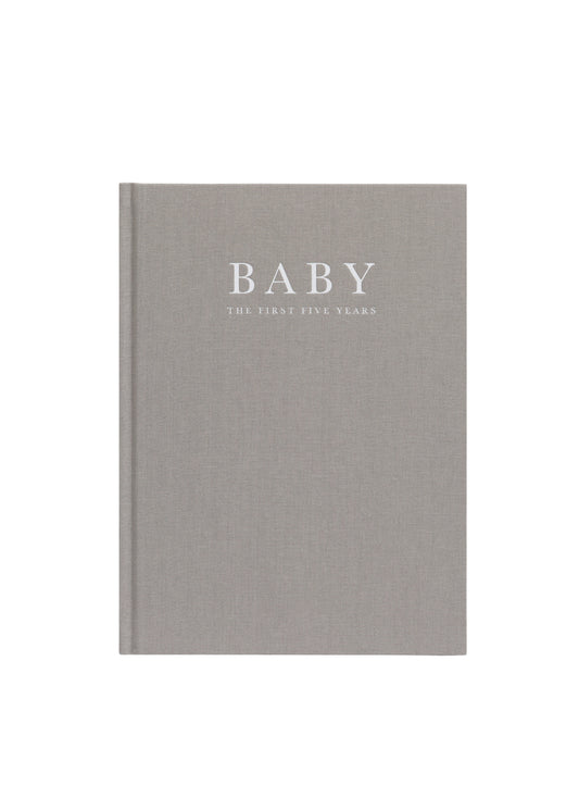 Baby Record Book | Grey