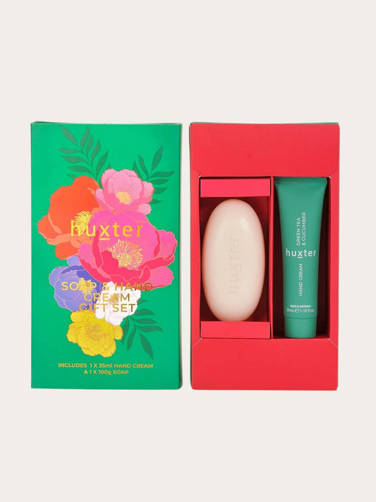 Soap & Hand Cream Gift Box | Green Tea & Cucumber