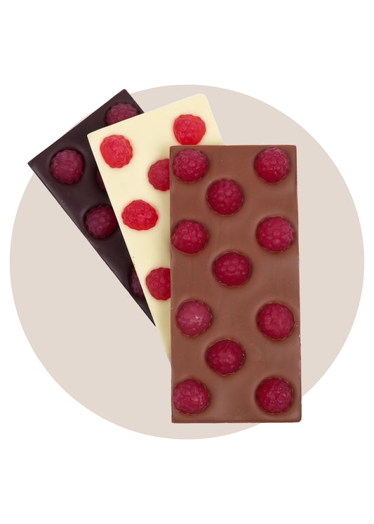 Raspberry | Milk Chocolate Block