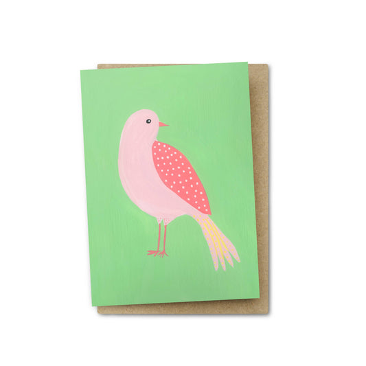 Greeting Card | Pink Bird